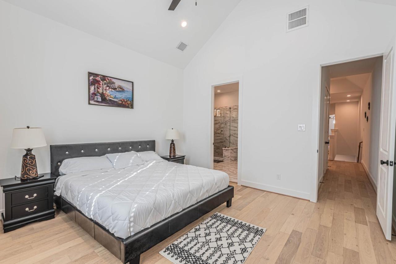 Villa Luxury 3Br, Ks Bed Mins Away 4Rm Dtown, Med Ctr Houston Exterior foto